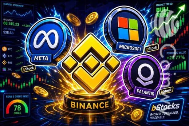 Binance Adds Meta, Microsoft and Palantir to bStocks Thumbnail