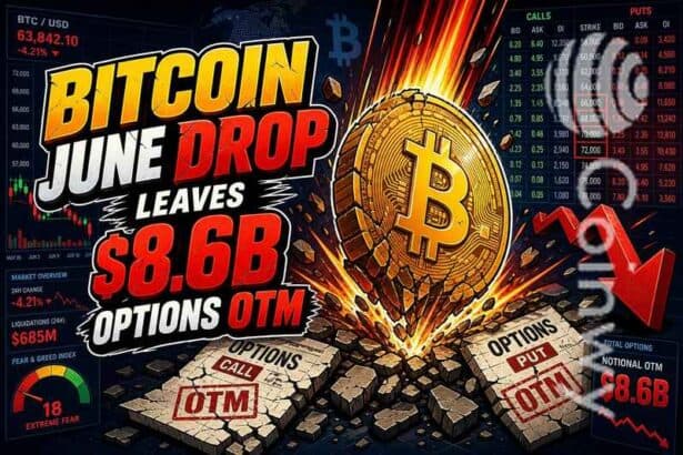 Bitcoin June Drop Leaves .6B Options OTM Thumbnail