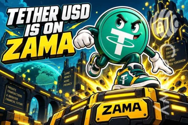 Tether Announces USD₮ Is Live on Zama Thumbnail