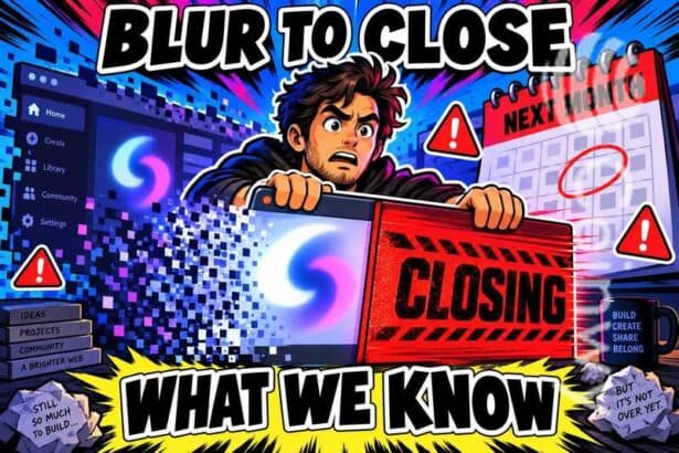 Blur to Close Its Frontend Next Month: What We Know Thumbnail