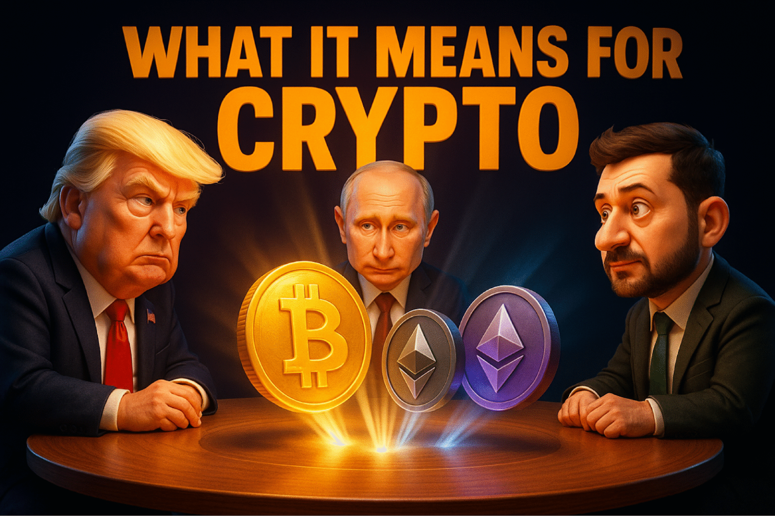 Trump, Putin & Zelensky Push for Peace — Impact on Bitcoin & Crypto Markets