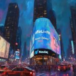 CoinUp Features on Nasdaq Times Square Screen