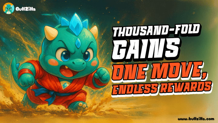 BullZilla Presale Targets 3,690% ROI in 1000x Crypto Presale