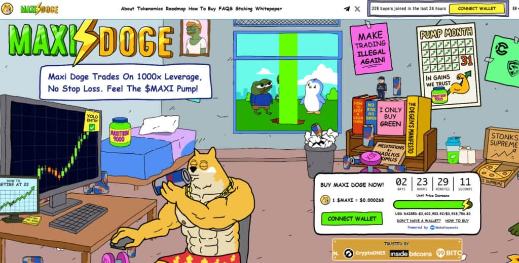 Maxi Doge ($MAXI): The Meme Coin for High-Intensity Traders