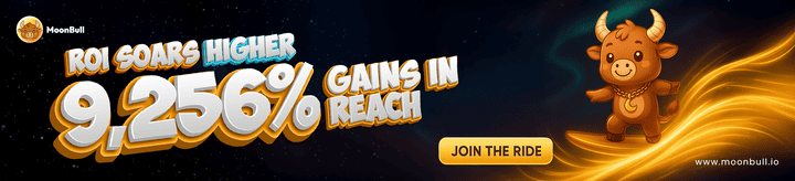 MoonBull promoting a presale event