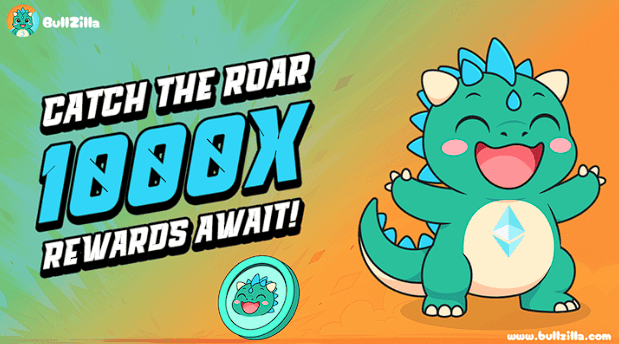 Colorful advertisement for BullZilla