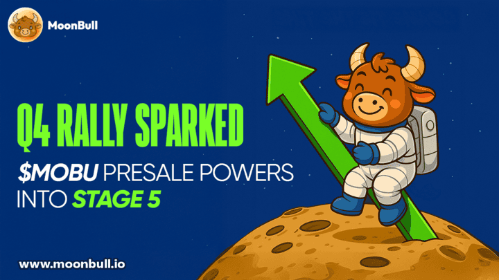 MoonBull promoting a presale event