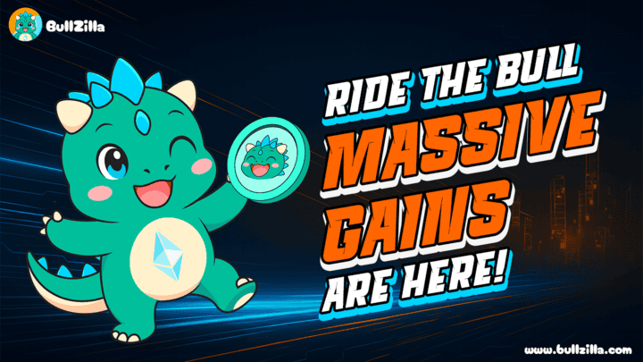 BullZilla promoting a staking opportunity