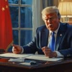 # Crypto Liquidation Surges Following Trump's China Tariff Announcement