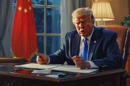 # Crypto Liquidation Surges Following Trump's China Tariff Announcement