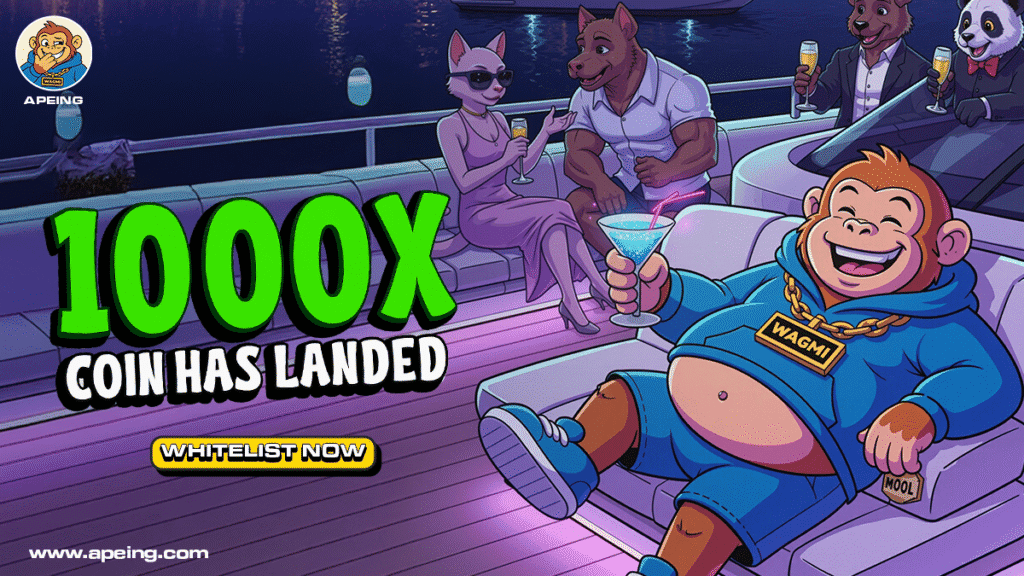 Promotional banner for Apeing