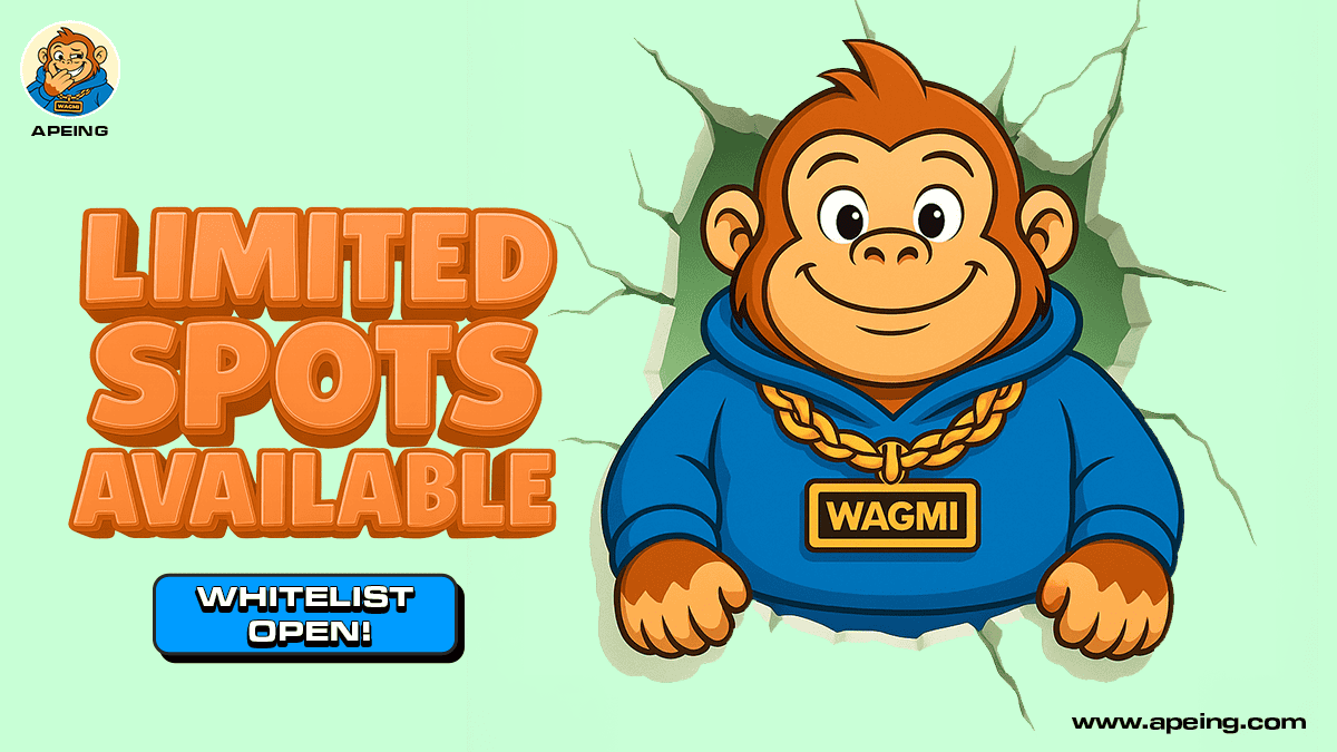 SOL Falls 15% Despite $343M ETF Buying: Cheems and Pudgy Penguins Climb as $APEING Leads the Upcoming Crypto Presale Whitelist Trend