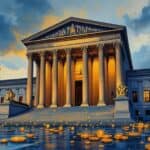 Supreme Court Reviews Tariff Powers, Crypto Impact Questioned