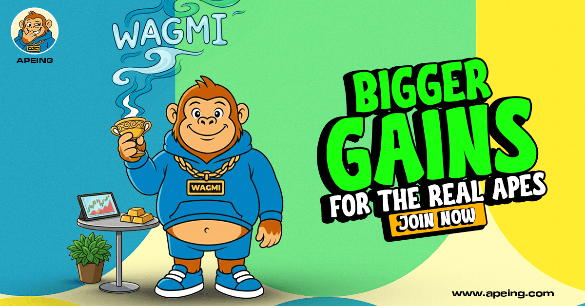 As Pepe, Fartcoin Rally Hard in 2026 and Sol Meme Coins Rebound 40%, Apeing Enters the Conversation as the Top Crypto to Watch Now