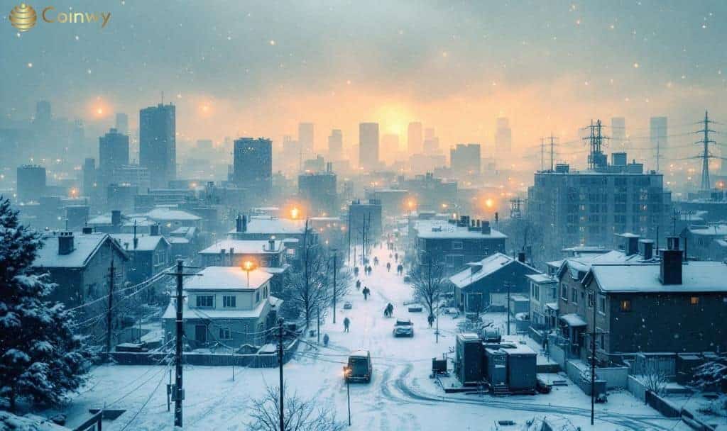 US Bitcoin Miners Reduce Output Amid Winter Storm