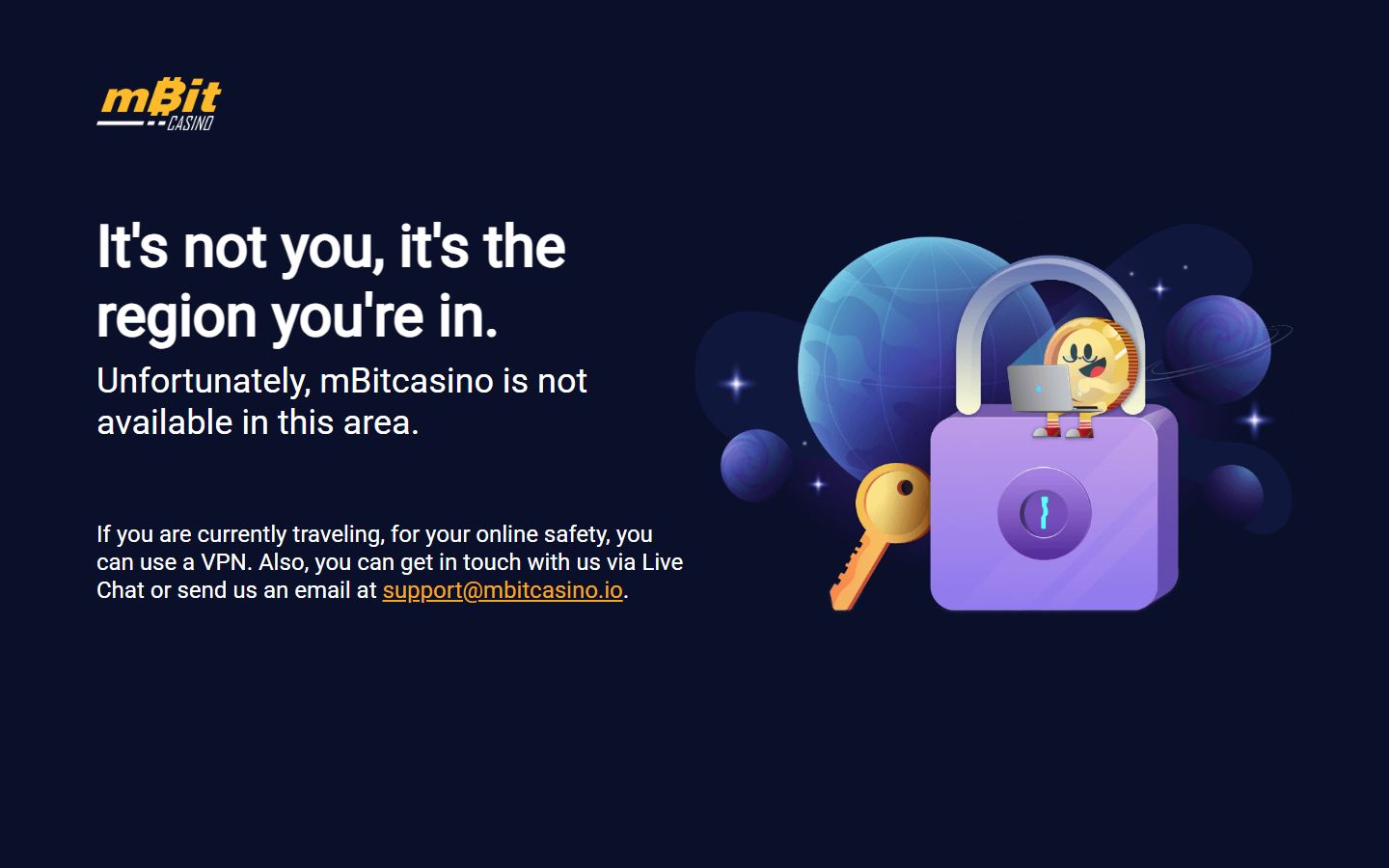 mBit Casino Lightning Network deposit -- July 2026