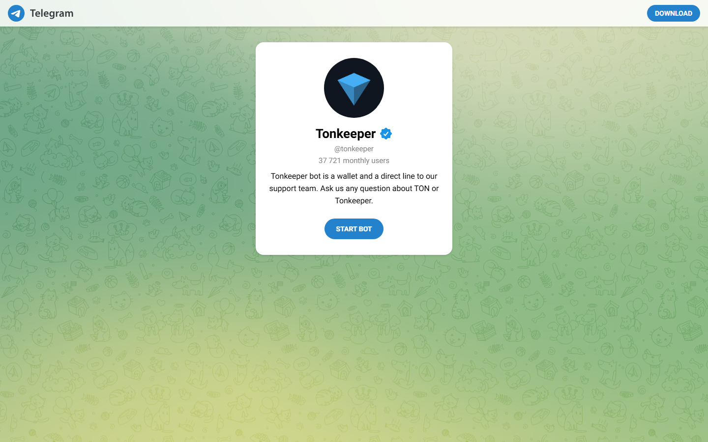 TonKeeper Play TON mini-app casino interface inside Telegram