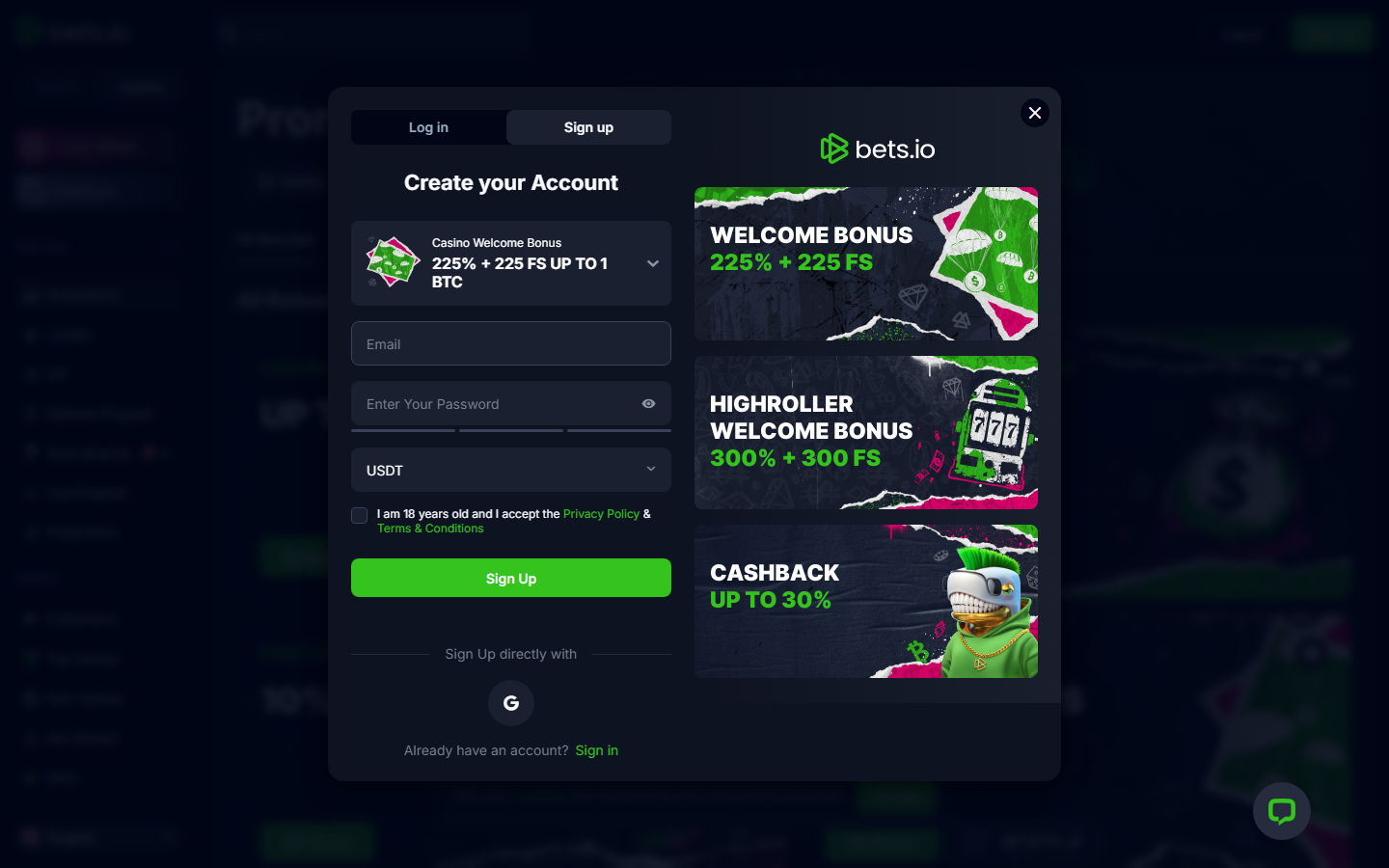 Bets.io welcome bonus terms reviewed July 2026