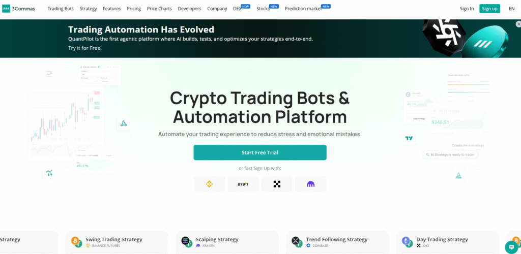 3Commas DCA bot risk settings July 2026