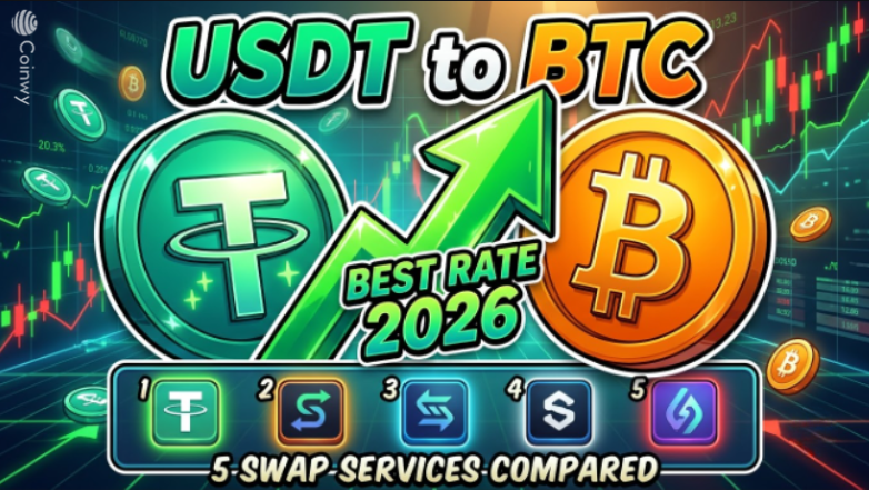 USDT to BTC Best Rate 2026: 5 Swap Services Compared